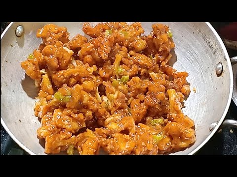 Gobi Manchurian resturent style//how to make Gobi Manchurian//cauliflower fry