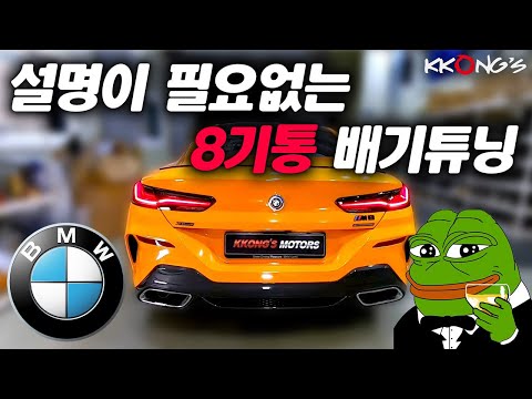 [꽁스모터스] 8기통 / 가변배기 설명 끝😎ㅣBMW M850iㅣ가변배기