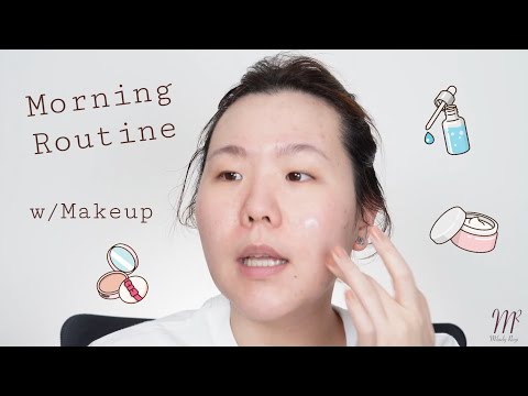 สกินแคร์เช้าที่แต่งหน้า Morning Routine with Makeup