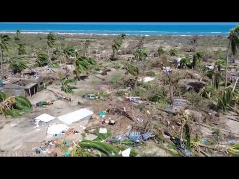 Damage and rebuilding after Cyclone Chido hits Mozambique