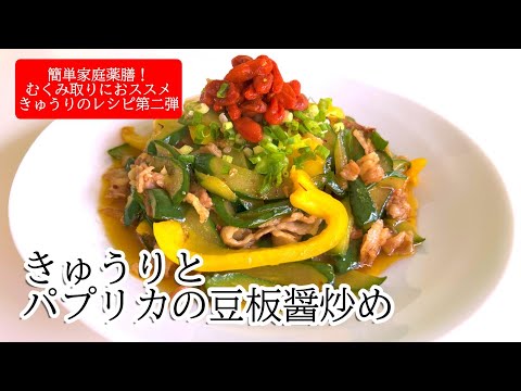 #37 きゅうりとパプリカの豆板醤炒め #薬膳 #簡単レシピ