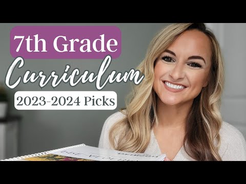 7TH GRADE HOMESCHOOL CURRICULUM PICKS // MIDDLE SCHOOL CURRICULUM // 2023-2024