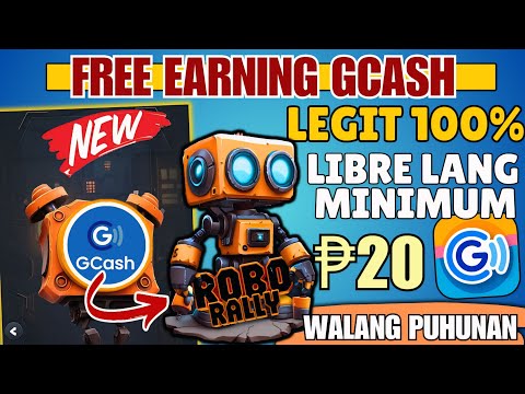 BAGONG LIBRE AT LEGIT EARNING GCASH=ROBORALLY APP FREE GCASH&LAZADA|WALANG PUHUNAN#earningapp#howto