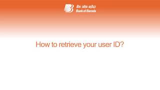 How to retrieve #UserID for #BarodaConnect - #InternetBanking service by #BankofBaroda