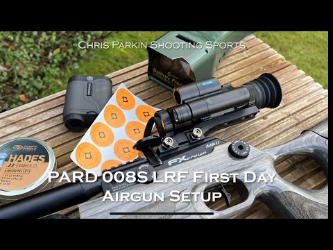 PARD 008S LRF, first look and basic setup and trials in daylight