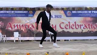 Annual Day Dance performance || Nri College Vijayawada || Solo  Dance by  Varun || Freshers  Party