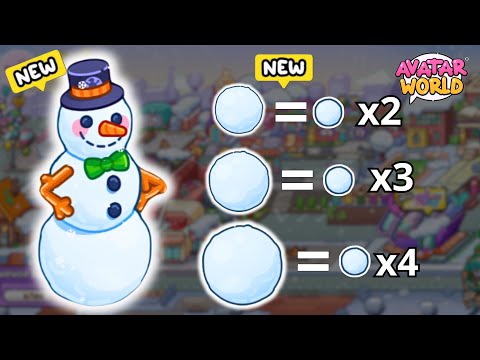 NEW UPDATE ✅❄️ SNOWMAN ☃️ IN AVATAR WORLD 🌎 PAZU SECRET 🌎 PAZU WORLD 🌎