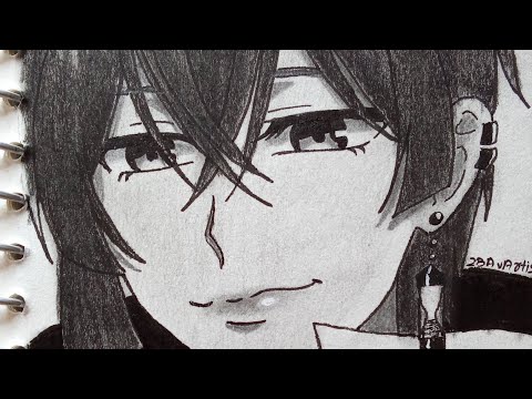 How to draw vanitas (from the case study of vanitas)|2ba vArtist (anime sketch)