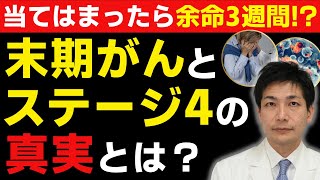 【末期がん】余命宣告は当りません。ステージ4は末期がん？がんのステージ0.1.2.3.4をがん専門医が徹底解説します