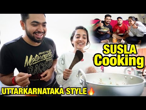 Susla Cooking With @AashikaGowda  @udaalpavvya  Ft GeekIndia | Bachelor Cooking 😂 Comedy Vlog