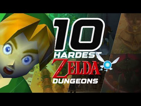 Top 10 hardest Zelda dungeons of ALL TIME! 😭😠😖#zelda