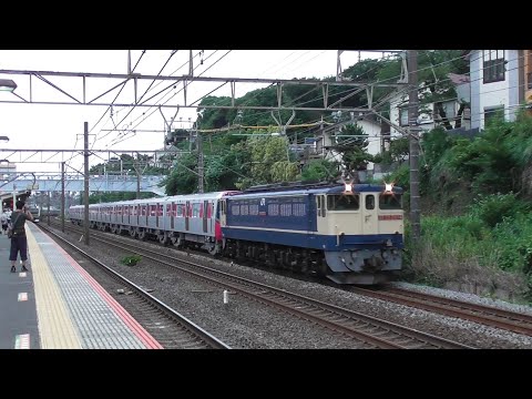 【甲種輸送】EF65 2074+都営大江戸線12-600形（12-821F）　2022.7.9