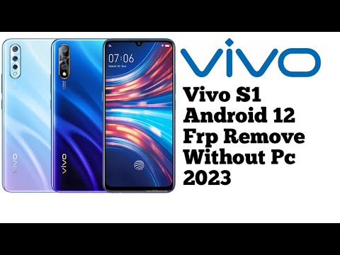 Vivo S1 Frp bypass android 12 Without Pc 2023 easy method