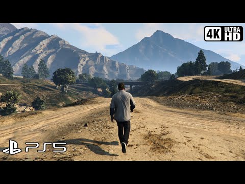 A Relaxing Walk Across San Andreas | Grand Theft Auto V Gameplay (PS5 4K 60FPS)