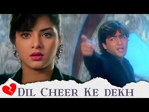 Dil Cheer Ke Dekh Tera Hi Naam Hoga | Divya Bharti | Kumar Sanu | 90's Hits Song | Superhit Song