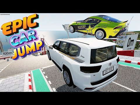 Epic High Speed Car Jumps #7 BeamNG.Drive - Car Crash Compilation