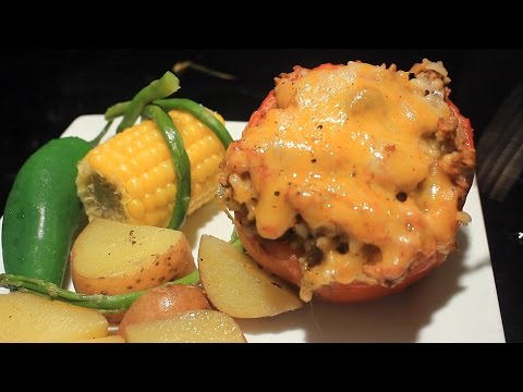 Slow Cooker Stuffed Bell Peppers Easy!