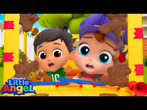 Wheels On the Craft Bus🚍 | Little Angel And Friends Kid Songs