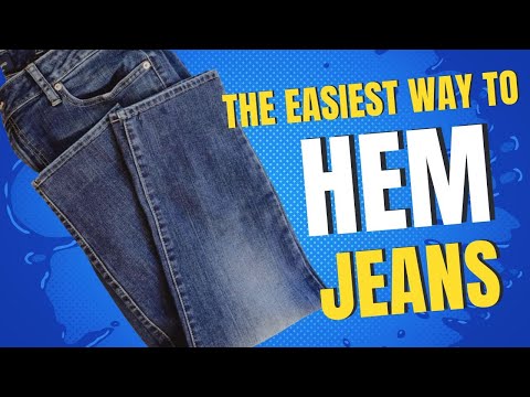 The Easiest Way To Hem Jeans