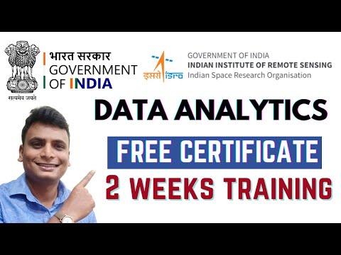 Data Analyst Free Course By Government ISRO With Certificate | Learn Online Free By ISRO