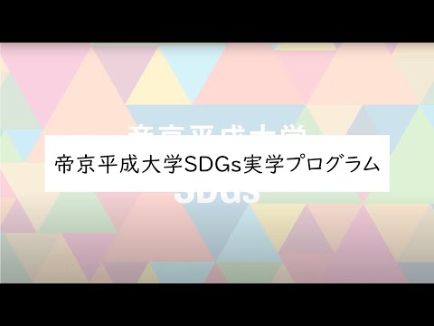 【帝京平成大学】SDGs実学プログラム