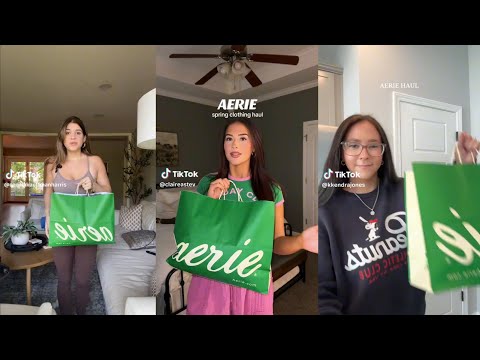 Aerie haul - TikTok compilation 🛍️😋