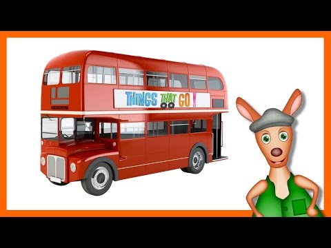 * DOUBLE DECKER BUS * | Buses For Kids | Things That Go TV!