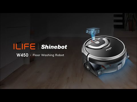 ILIFE Shinebot W450 Floor Washing Robot with App Control