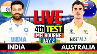 India vs Australia, 4th Test, Day 2 | IND vs AUS Live Match | Live Cricket Match Today, IND Batting