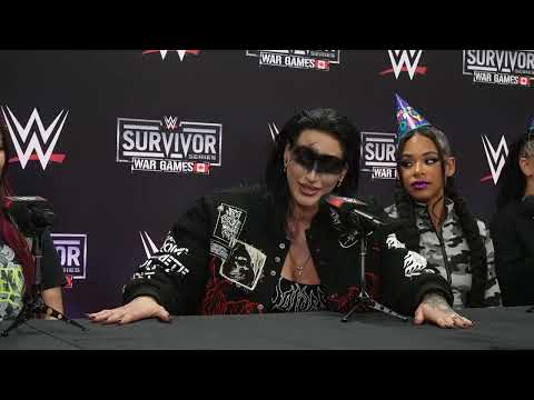 Rhea Ripley, Bianca Belair, Naomi, Iyo Sky, and Bayley Speak After WWE Survivor Series WarGames