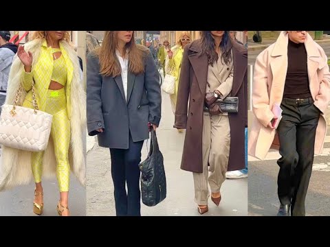 THE MOST STYLISH PEOPLE 2024🇮🇹MILAN STREET STYLE FASHION WEEK ☀️FENDI LOOKS #vanityfair