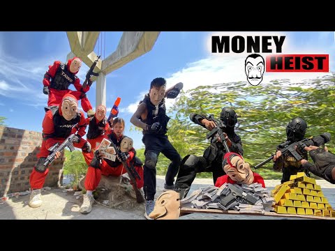 PARKOUR VS MONEY HEIST: Money Heist & the bad guy fight back,escape from the police chase | Epic POV