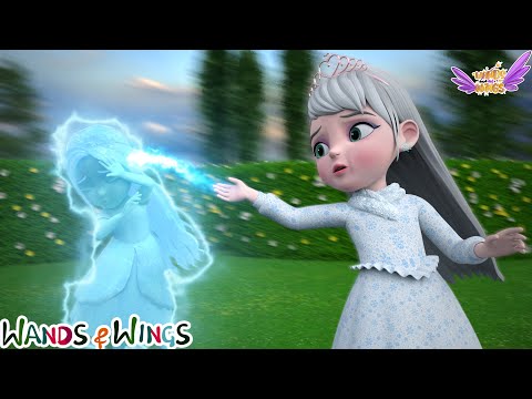 PRINCESS  FROZEN Song | Princess Blossom Turned into ICE + Princess Cinderella Song  - Wands & Wings