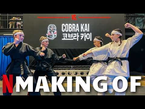 Making Of COBRA KAI Season 6 Part 2 - Behind The Scenes Of The Sekai Taikai, Fight Training & Stunts