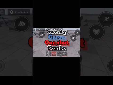 sweaty garou combo#strongestbattlegrounds #roblox