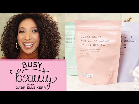 HOW TO USE FRANK BODY SCRUBS | Busy Beauty with Gabrielle Kerr