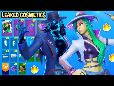 *NEW* All Leaked Fortnite Skins & Emotes..! *ELECTRO SWING V2* (Halloween Skins & More..!)