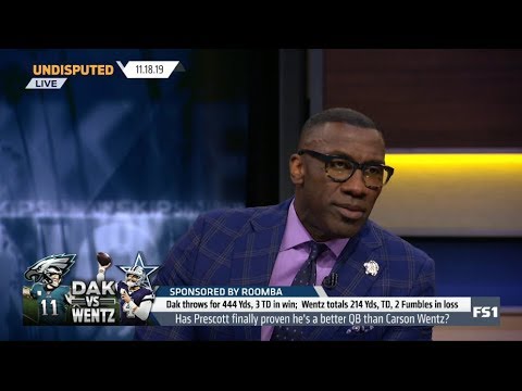 UNDISPUTED | Shannon Reaction Has Prescott finally proven he's a better QB than Carson Wentz?