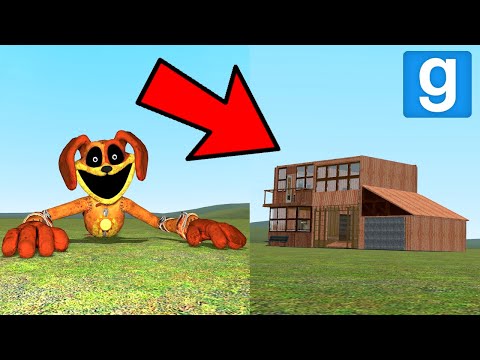 DOGDAY VS HOUSES! - Garry's mod Sandbox