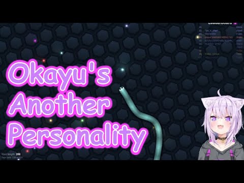 Okayu's Personality is Broken [Hololive/ENG Sub][Okayu][Slither.io][#おに切り]