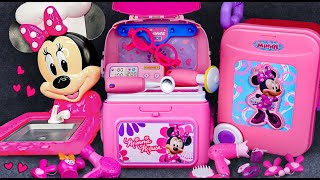 90 Minutes Satisfying with Unboxing Disney Minnie Mouse Makeup Toys ASMR Review | Tiny Toys Unboxing