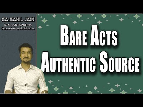 Authentic Source of Income Tax Act & Other Laws | CA Sahil Jain