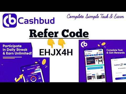 cashbud app referral code | cashbud refer code | cashbud app refer and earn | cashbud refer and earn