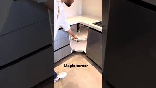 magic corner modular kitchen storage