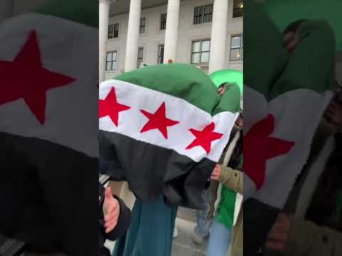 Syrian Americans celebrate fall of Assad regime at Utah rally