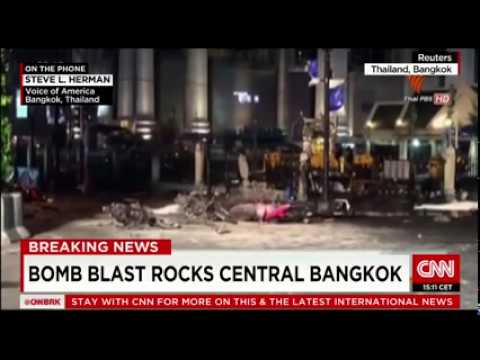 CNN News August 18 2015 Bomb blast rocks central Bangkok