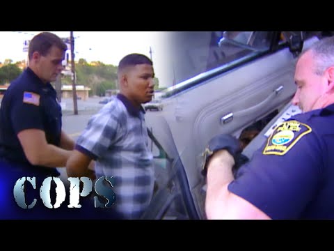 Police Discover a Hidden Gun and Drugs in a Car Door | Cops TV Show