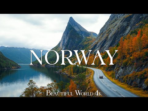 Norway 4K Autumn Nature - Scenic Relaxation Film with Calming Music - 4K Video Ultra HD