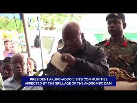 FULL VIDEO: You didn't vote for me but you want my support - Akufo-Addo to Volta flood vicitims