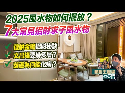 2025家居風水 (附繁簡字幕)｜2025風水物如何擺放？7大常見招財風水物！貔貅金蟾招財秘訣！文昌塔要幾多層？葫蘆為何能化病？旺財位 桃花 健康 九宮飛星 室內設計 九運 【囍趣睇相王EP104】